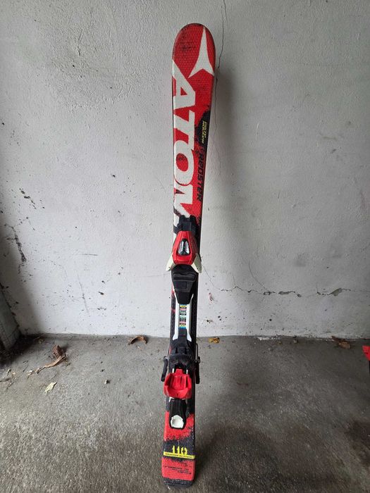 Narty z wiązaniami sportowe dziecięcie Atomic 110 cm