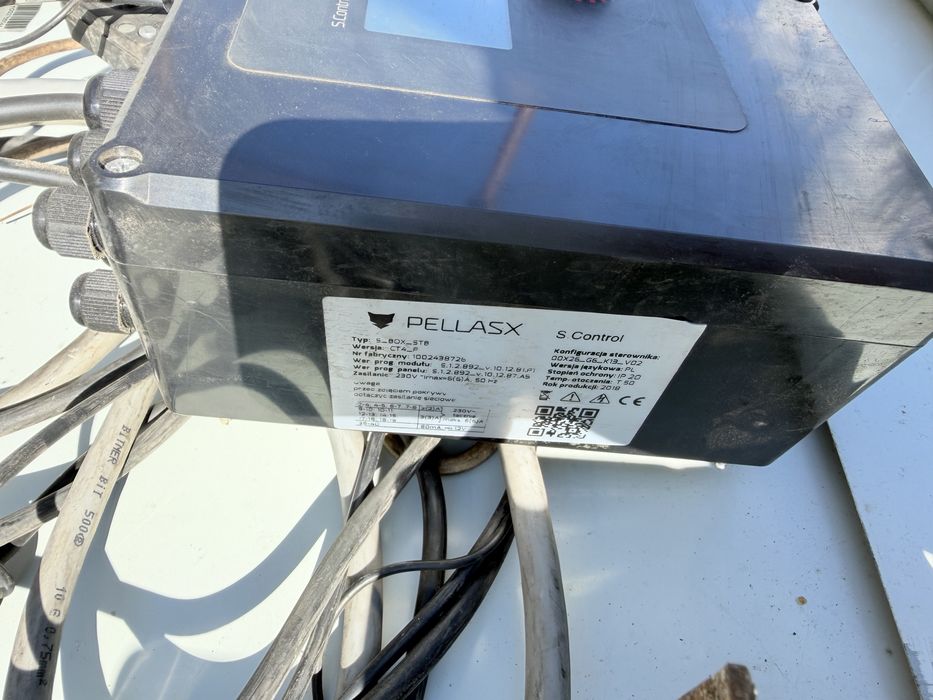 Palnik na pellet PellasX 26 kW (S.Control) + sterownik i podajnik