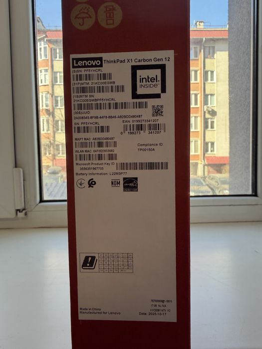 Lenovo ThinkPad X1 Carbon Gen 12 512/16