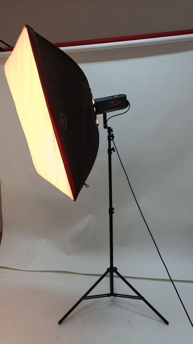 2 cabeça de iluminação de estúdio