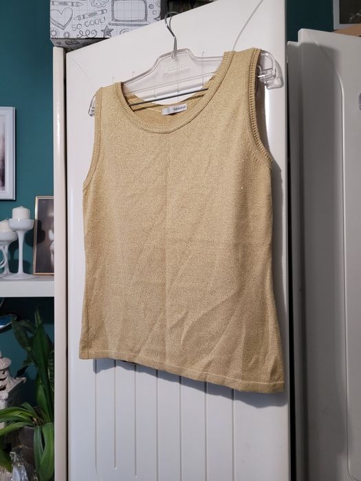 George bluzka kamizelka bezrękawnik złota M-L