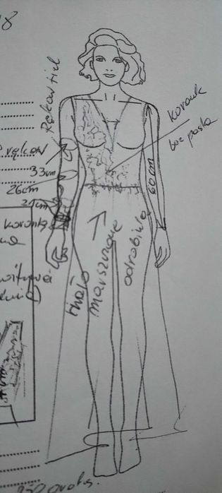 Suknia ślubna, model Piper, Gallena, rozmiar 38