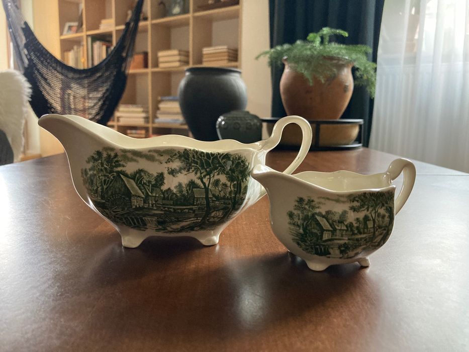Mlecznik, porcelana, zielony