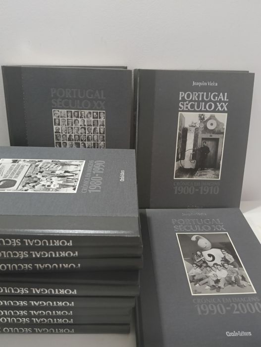 Portugal Séc. XX, crônicas em imagens.Colecão 11 livros