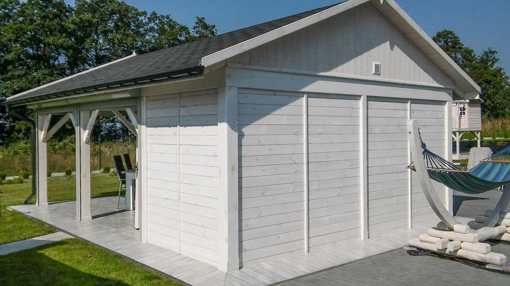 Altana prostokątna 7 x 5 m / Drewno KVH / Montaż w cenie