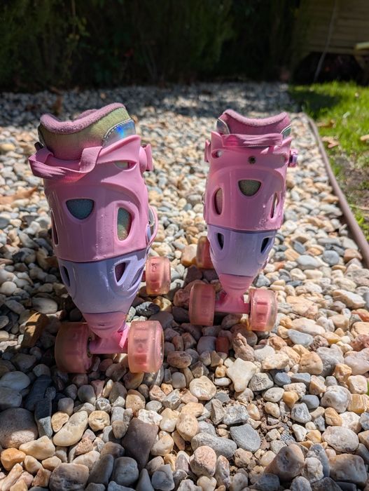Patins de rodas com luzes tamanho ajustável ( 34-37)