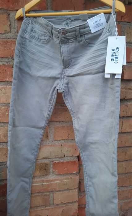 Фірмові джинси, скіні, 11-12 років, Skinny Fit, H&M