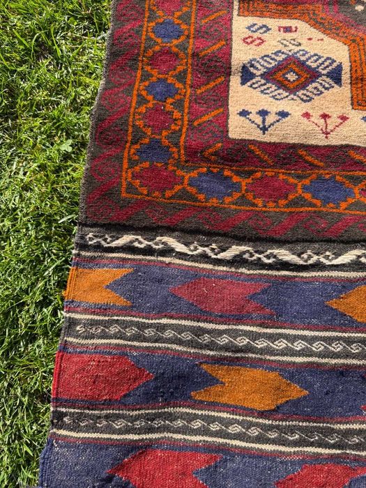 Dywan Perski R. Tkany kaszmirowy wełniany Iran Beludz 175x80 gal.8 tyś