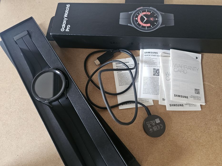 Samsung Galaxy Watch5 Pro 45mm LTE/BT SM-R920 jak nowy, komplet