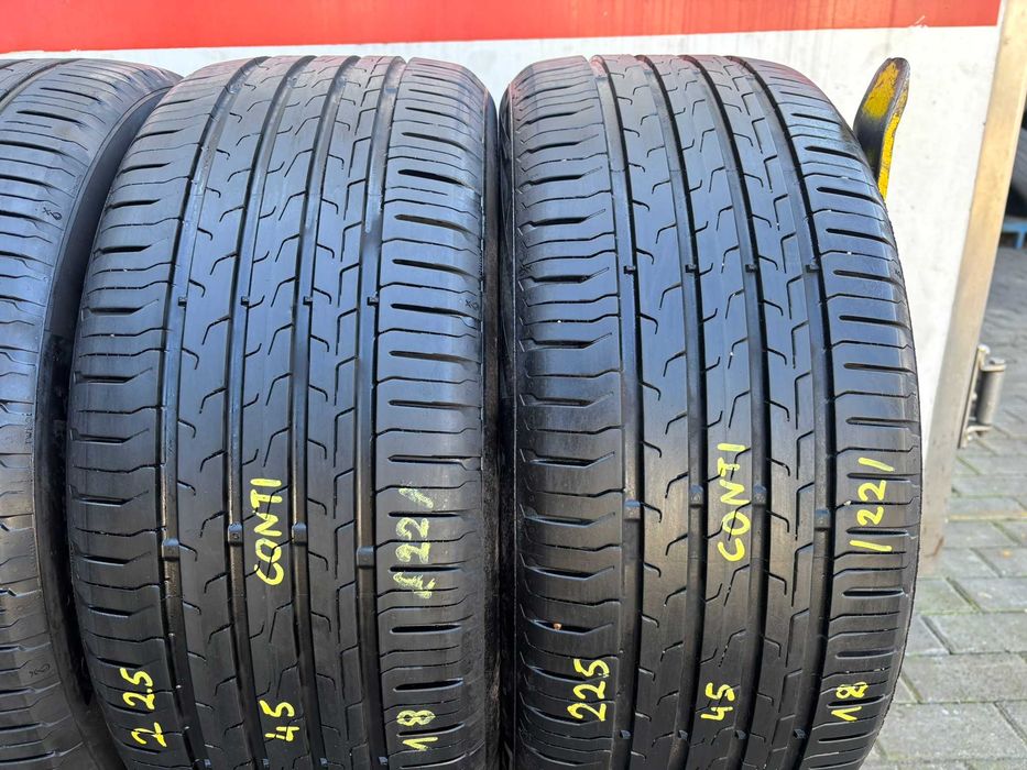 4X OPONY LETNIE 225/45R18 91W Continental EcoContact 6 MO 6MM 2020R