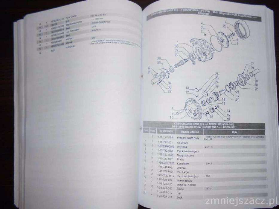 Katalog części NEW HOLLAND TS90,TS100,TS115,TS135 Toruń • OLX.pl