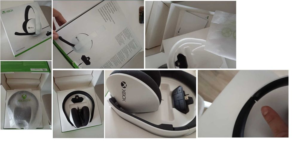 Zestaw słuchawkowy Stereo Xbox One/Series S X biały oficjalny SPRAWNY