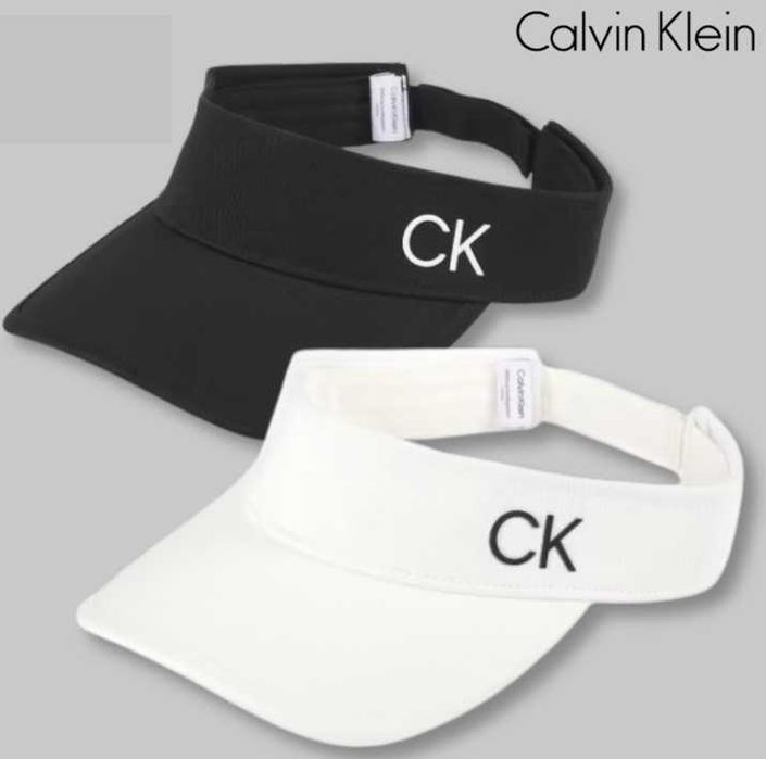 Кепка-козирок Calvin Klein, чорна, біла