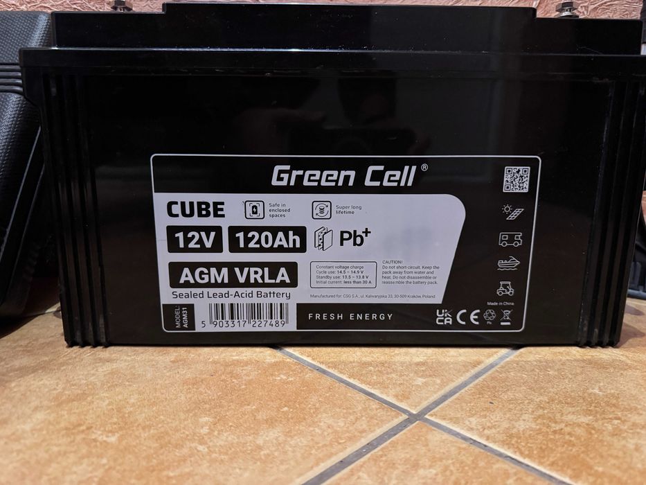 Akumulator GREENCELL AGM31 120Ah 12V