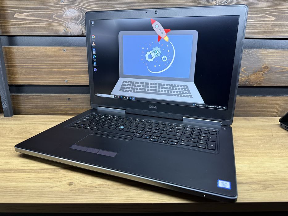 Dell Precision 7720 P5000 16GB 17,3"IPS i7-7820HQ/32GB/512Gb M2/29%