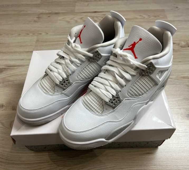 Air Jordan 4 Retro White Oreo 44.5
