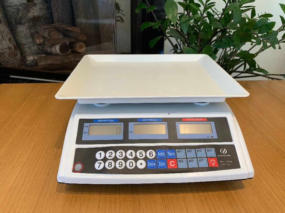 Waga Sklepowa 30KG / 2g KALKULACYJNA Wagi SKLEPOWE Waga Elektroniczna