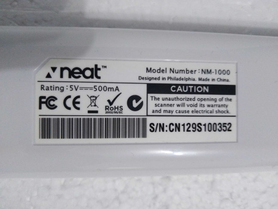 Scanner portátil Neat Receipts NM-1000
