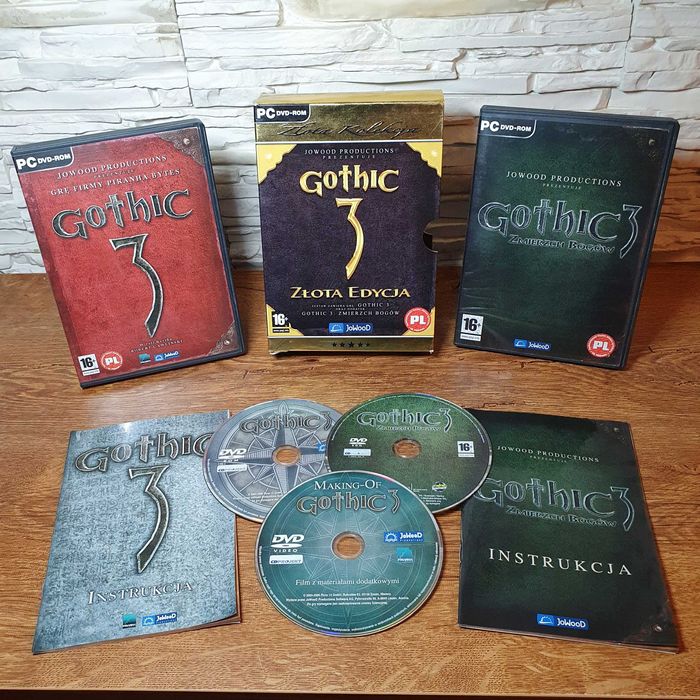 GOTHIC 3 + ZMIERZCH BOGÓW - polskie wydanie Złota Kolekcja PL [PC]