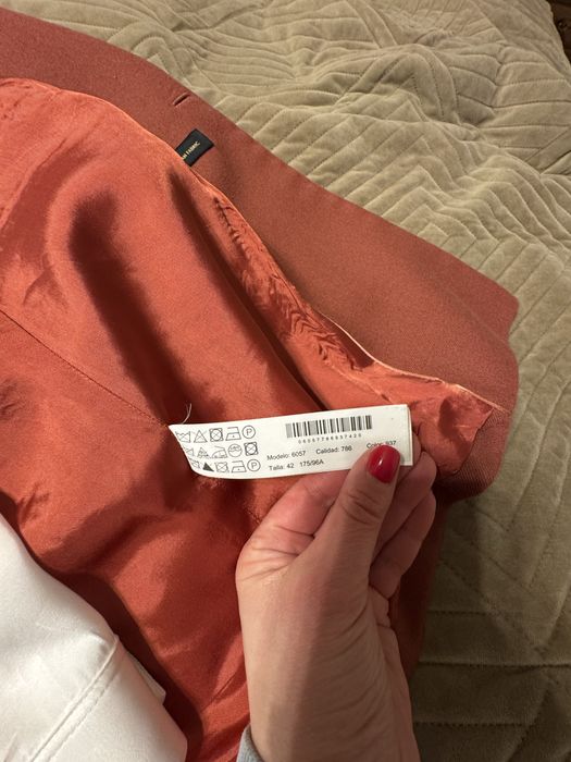 Шерстяной пиджак, жакет Massimo dutti