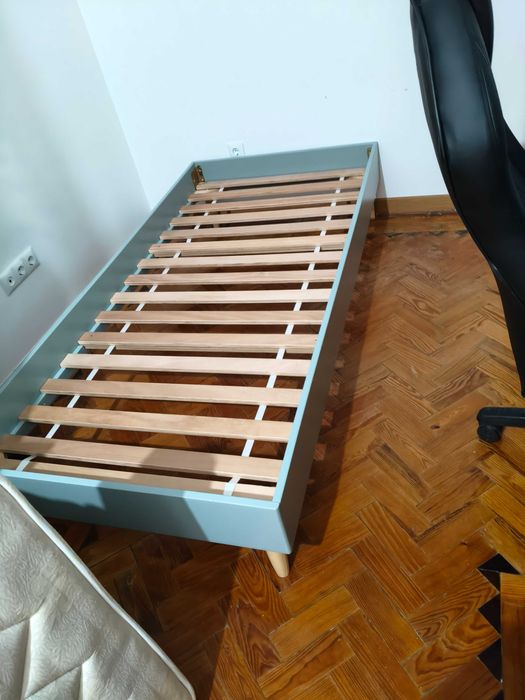 Cama de criança azul - 193*94,5