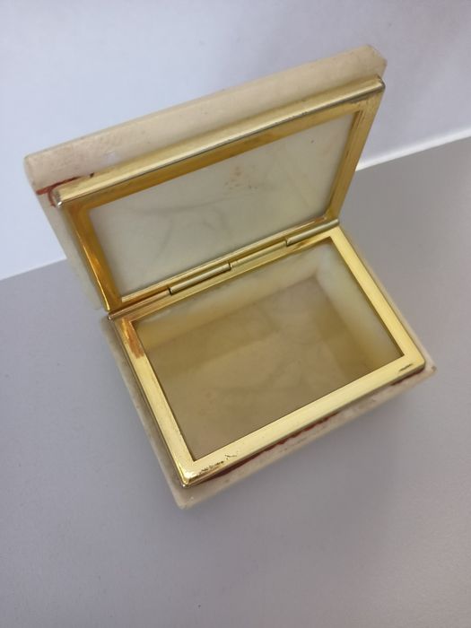 Szkatułka z alabastru marmuru Italy vintage