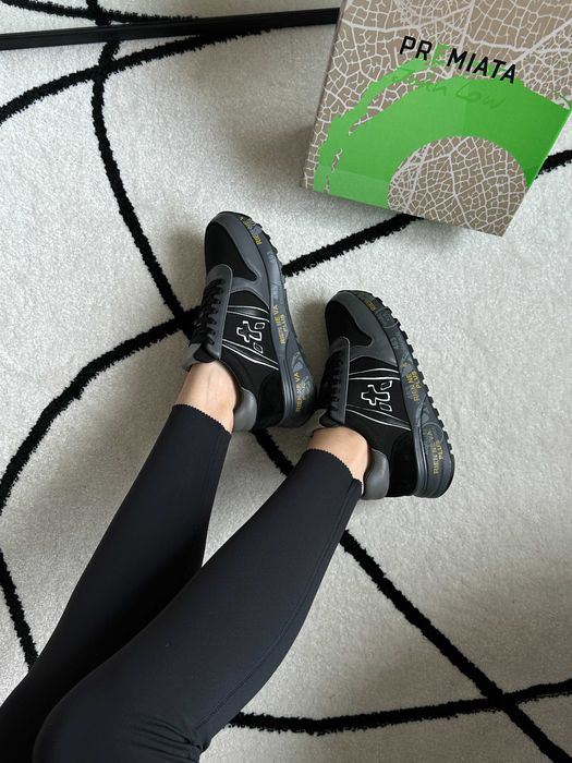 Кросівки Premiata Lander Triple Black/Grey premium