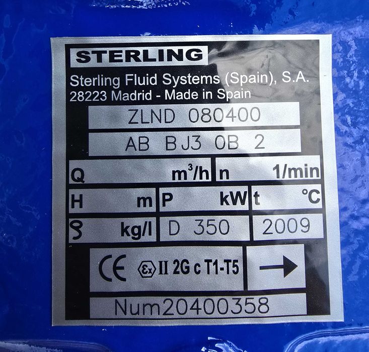 Pompa Wody Wirowa Odśrodkowa Deszczowni Przesiewacza Sihi ZLND