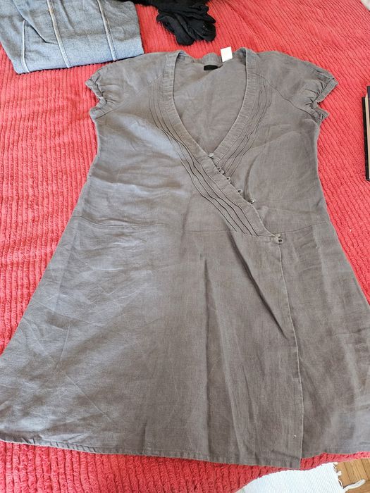Vestido cinza tam. 38