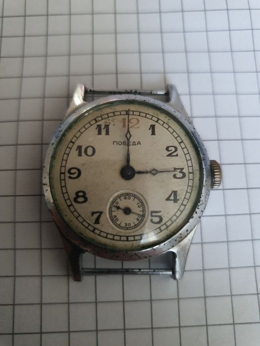 Zegarek Pobieda Czerwona "12" - dwunastka z roku 1953.