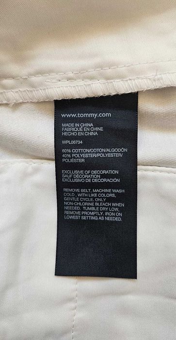 Tommy Hilfiger szorty z paskiem rozmiar 12