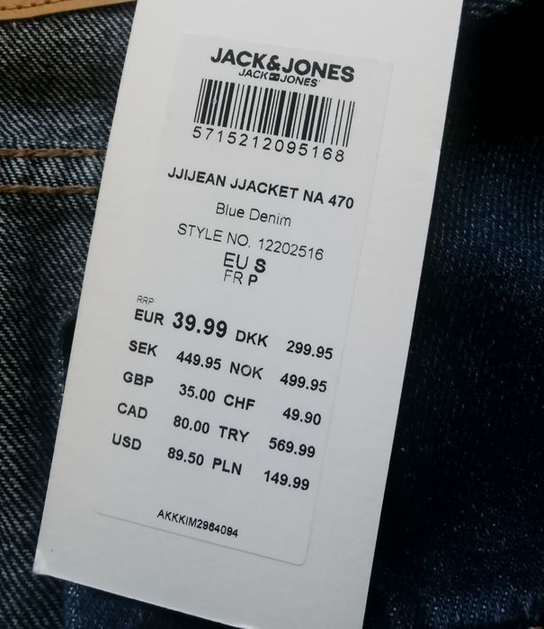 Kurtka jeansowa, katana Jack & Jones r. S