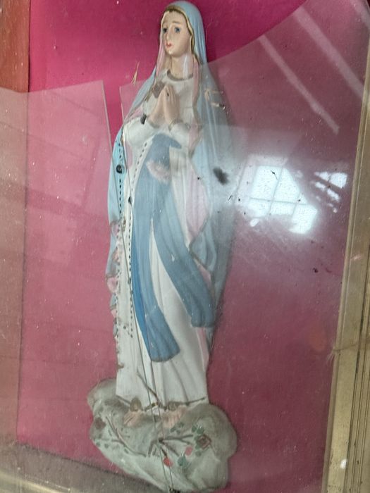 Obraz Matki Boskiej bez szkla z przodu