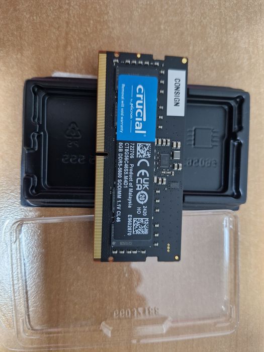 Оперативна пам'ять DDR5 8GB 5600 Micron  Crucial
