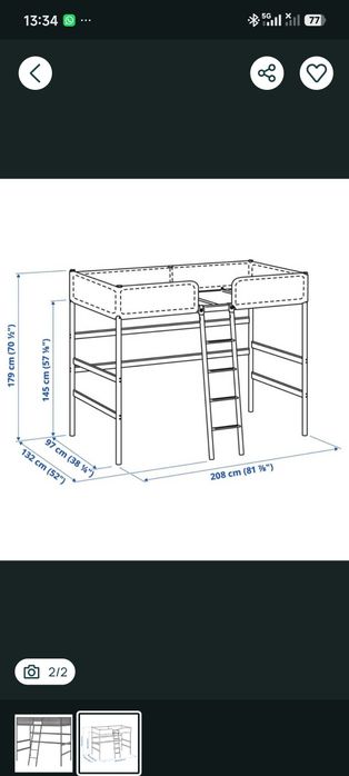 Cama de criança TUFFING IKEA