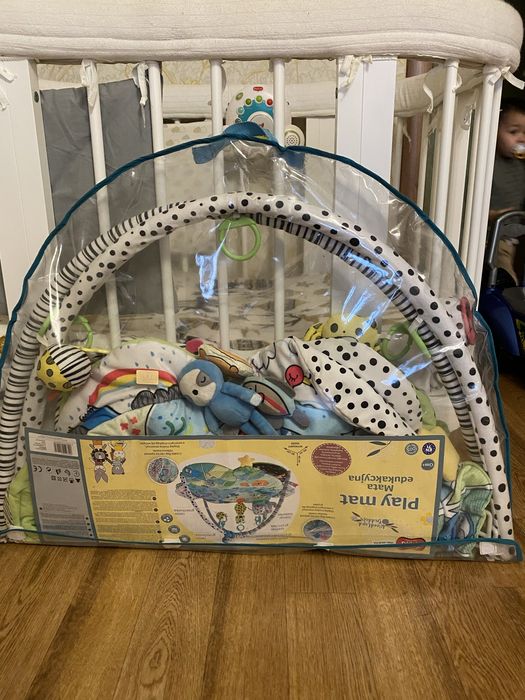 Ігровий розвиваючий килимок для малюка Smiki play mat — 600 грн