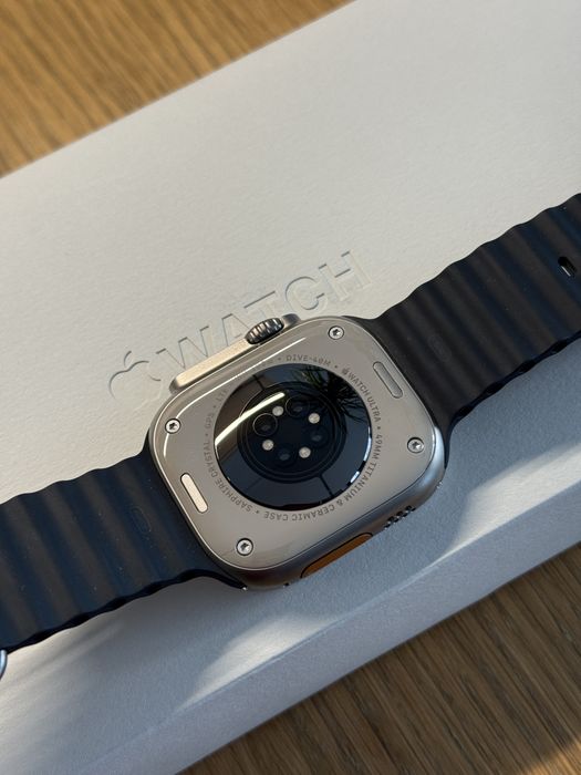 Apple Watch Ultra Titanium | Midnight Ocean Band