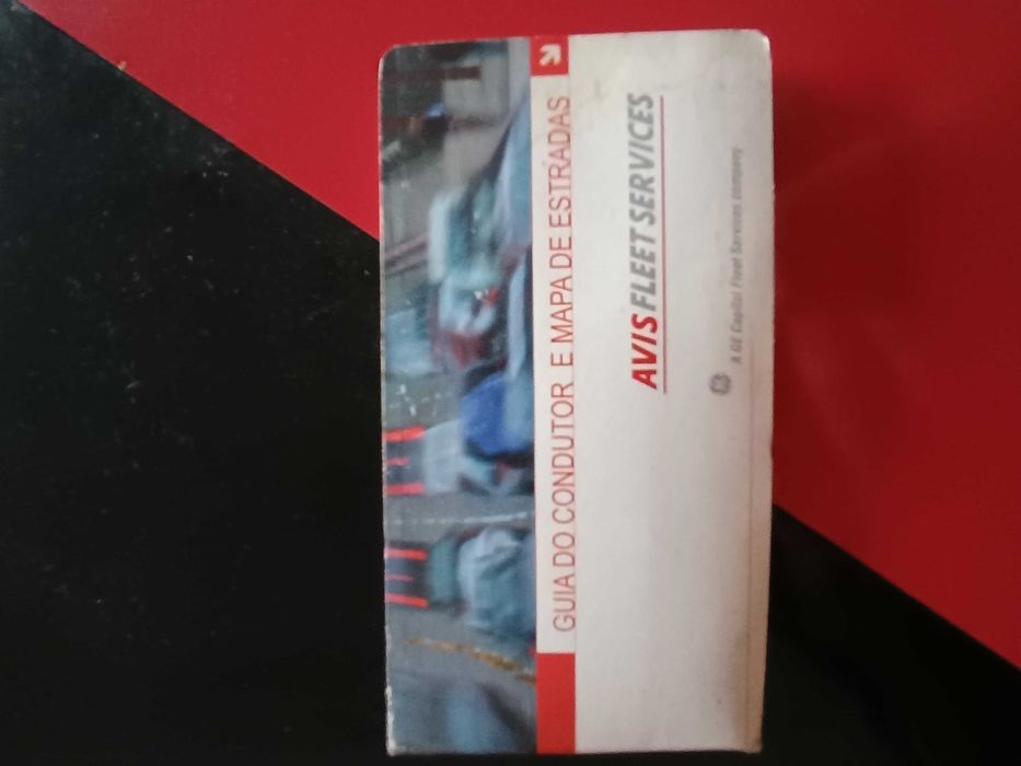Mapa Avis - Rede Rodoviária de Portugal, anos 90