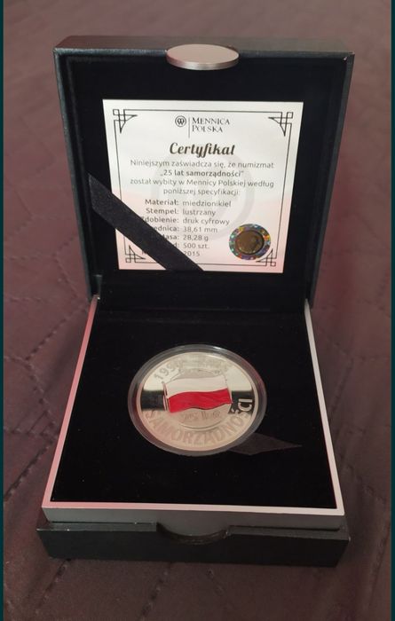 Numizmat 25 lat samorzadnosci