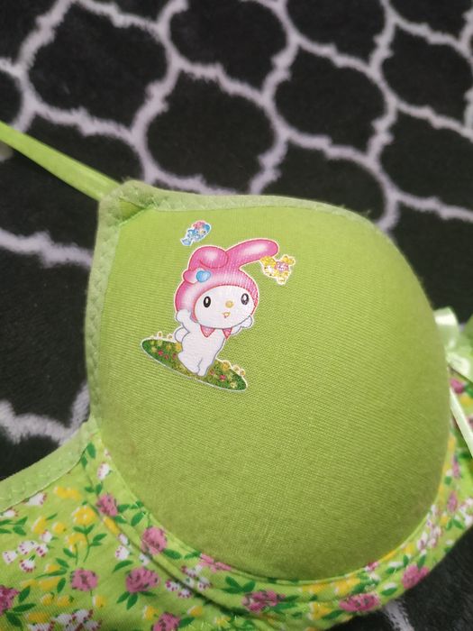 Biustonosz dziewczęcy 36/80A jasnozielony