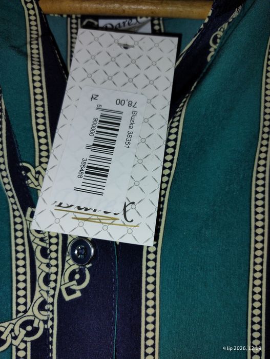 50 nowa bluzka damska Darex
Poliester 70 %, wiskoza 30 %