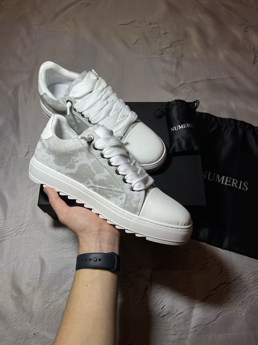 NUMERIS Atelier Acrylic Sneakers нумеріс ателі CLOUD White клауд білі