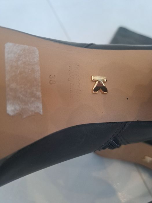 Kozaki czarne na szpilce