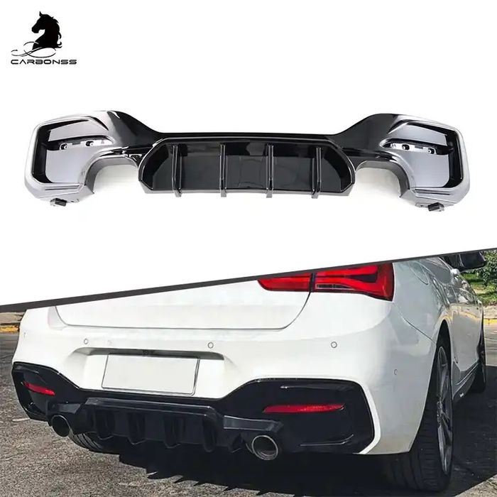 SPOILER DIFUSOR DE ESCAPE PALA ABA LÂMINA BMW SERIE 1 F20 F21 LCI PACK M PERFORMANCE 135i 140i 145i