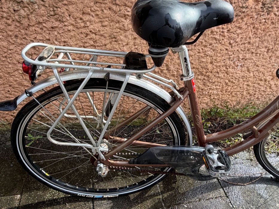 Rower typu Amsterdam z  swiatla dynamo + Shimano