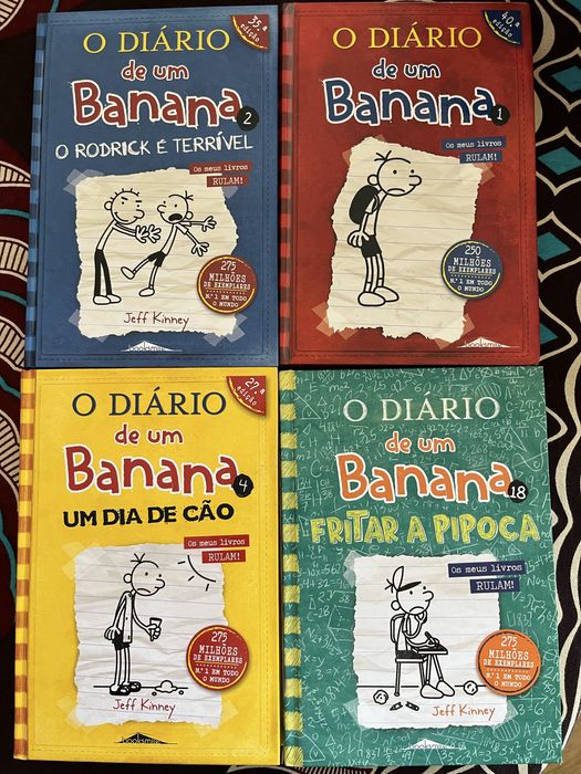 O Diário de um Banana 1 e 18 Impecáveis