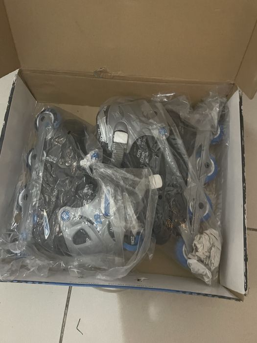 Patins em linha 38, com cx e manual