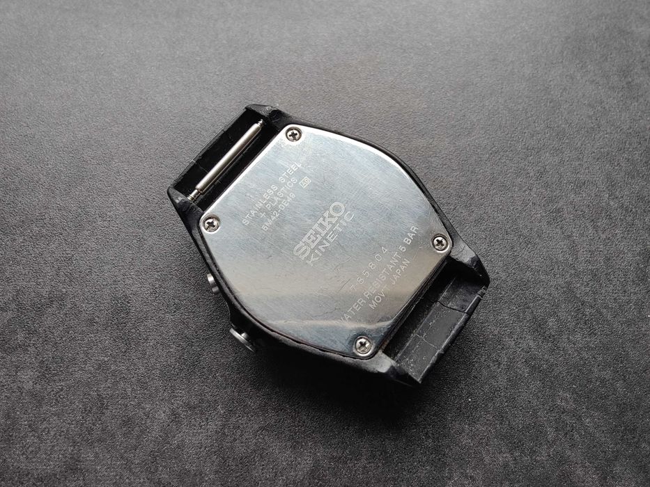 Vintage Seiko Arctura Kinetic Steel+ Plastic 5M42-OE49