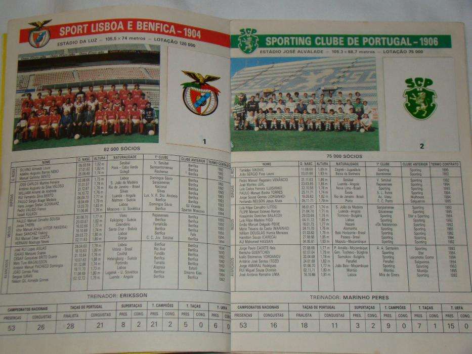 Caderneta "Gazeta do meu clube" 1991