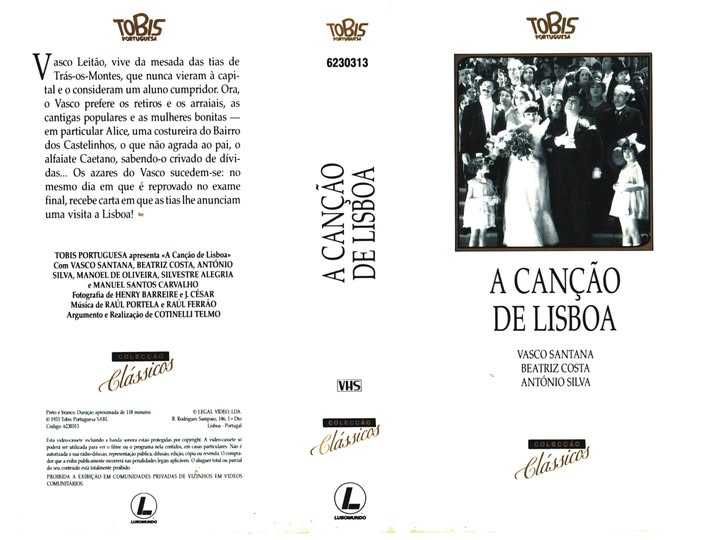A Canção de Lisboa VHS - Original